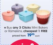 Clicks Mini Bakers Or Ramekins-Each