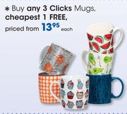 Clicks Mugs-Each