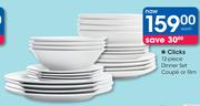 Clicks 12 Piece Dinner Set Coupe Or Rim-Each