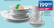 Clicks 20 Piece Dinner Set-Each