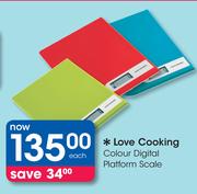 Love Cooking Colour Digital Platform Scale-Each
