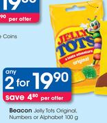 Beacon Jelly Tots Original, Numbers Or Alphabet-2x100g