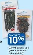 Clicks Biltong-25g Each