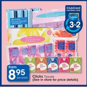 Clicks Tissues-Per Pack
