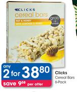 Clicks Cereal Bars 6's Pack-Per 2 packs