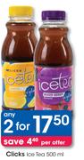 Clicks Ice Tea-2x500ml
