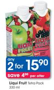 Liqui Fruit Tetra Pack-2x330ml
