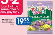 Mister Sweet Speckled Eggs-125g Per Pack
