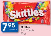 Skittles Fruit Candy-50g Per Pack