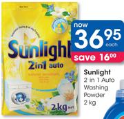 Sunlight 2 In 1 Auto Washing Powder-2Kg