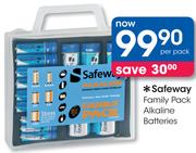 Safeway Family Pack Alkaline Batteries-Per Pack