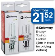 Safeway Energy Saving Globes