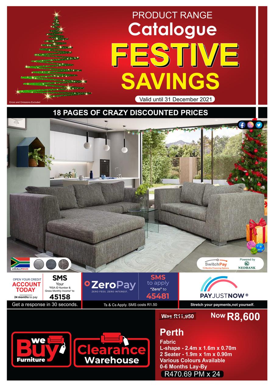 Clearance Warehouse : Festive Savings (06 December - 31 December
