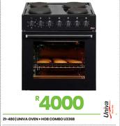 Univa Oven + Hob Combo U336B 21-480