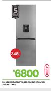 Defy 348L Nett Met C455 Eco + WD Fridge DAC645 20-534