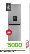 Defy 226L Metallic Water Dispenser C300 Fridge DAC449 20-569