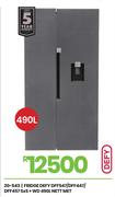 Defy 490L Nett Met SxS + WD Fridge DFF547/DFF447/DFF457 20-543
