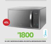 Midea 45L Digital Mirror 1100W Microwave EM145A2HG 24-245
