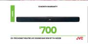 JVC 30W BT Home Theatre Sound Bar TH-N322B 23-795