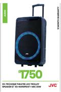 JVC Trolley Speaker 12" Home Theatre XS-N4110PB BT + MIC 30W 23-751