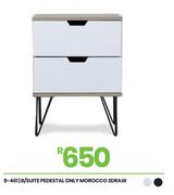 Morocco B/Suite Pedestal Only 8-461