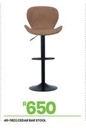 Cedar Bar Stool 40-1183