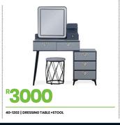 Dressing Table + Stool 40-1202
