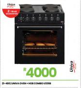 Univa Oven + Hob Combo U336B
