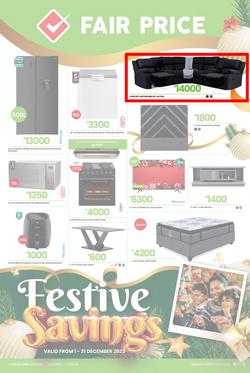 Fair Price : Festive Savings (01 December - 31 December 2023), page 1