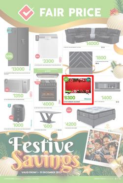 Fair Price : Festive Savings (01 December - 31 December 2023), page 1