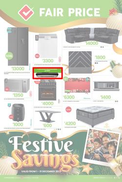 Fair Price : Festive Savings (01 December - 31 December 2023), page 1