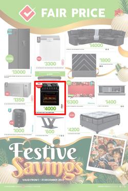 Fair Price : Festive Savings (01 December - 31 December 2023), page 1