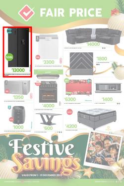 Fair Price : Festive Savings (01 December - 31 December 2023), page 1