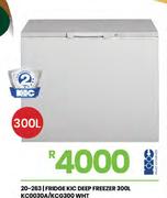 KIC 300Ltr Deep Freezer Fridge KC0030A/KCG300 