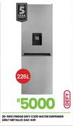 Defy 226Ltr Metallic Fridge With Water Dispenser DAC449