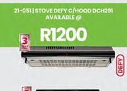 Defy Stove C/HOOD DCH291