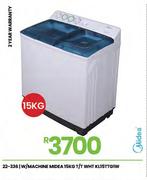 Midea 15Kg Washing Machine KL15TTG1W