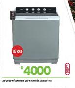 Defy 15Kg Met Washing Machine DTT151