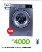 KIC 6Kg Washing Machine KFL61OGR
