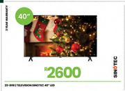 Siontec 40" LED Television 23-806