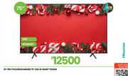 Hisense 75" UHD 4K SMART Television 75A6GS