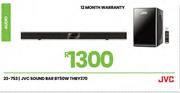 JVC 50W Home Theatre Sound Bar BT THBY370 23-753