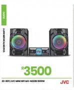 JVC Mini HiFi MX-N222B 1600W  23-801