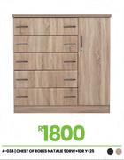 Natalie 5 Drawer + 1DR Y-25 Chest Of Robes 4-034