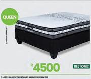 Restonic Meadow Firm 152 Queen Base Set 7-433