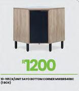 sayo Bottom Corner K/Unit MWBR840BC (1 Box) 10-195