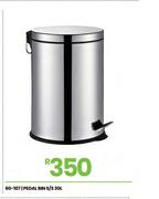 Pedal Bin S/S 30L 60-107