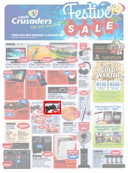 Cash Crusaders : Festive Sale (8 Dec - 24 Dec 2014), page 1