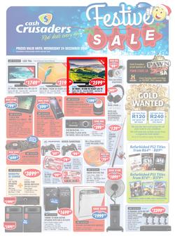Cash Crusaders : Festive Sale (8 Dec - 24 Dec 2014), page 1