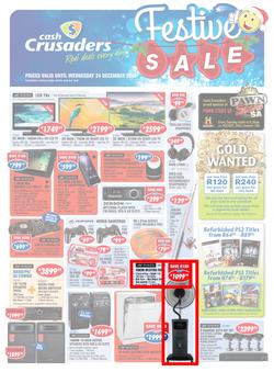 Cash Crusaders : Festive Sale (8 Dec - 24 Dec 2014), page 1